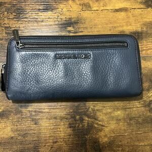 Michael Kors Leather Wallet Dark Blue